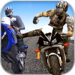 bike attack race android application logo